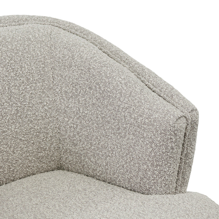 CLC8647-FS Fabric Armchair - Ash Grey Boucle