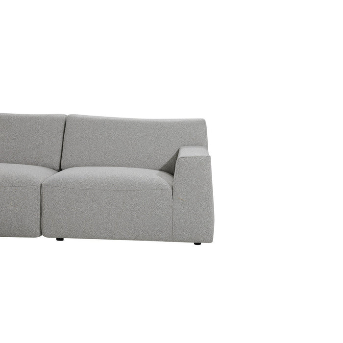 CLC8671-YY 3 Seater Left Chaise Sofa - Clay Grey