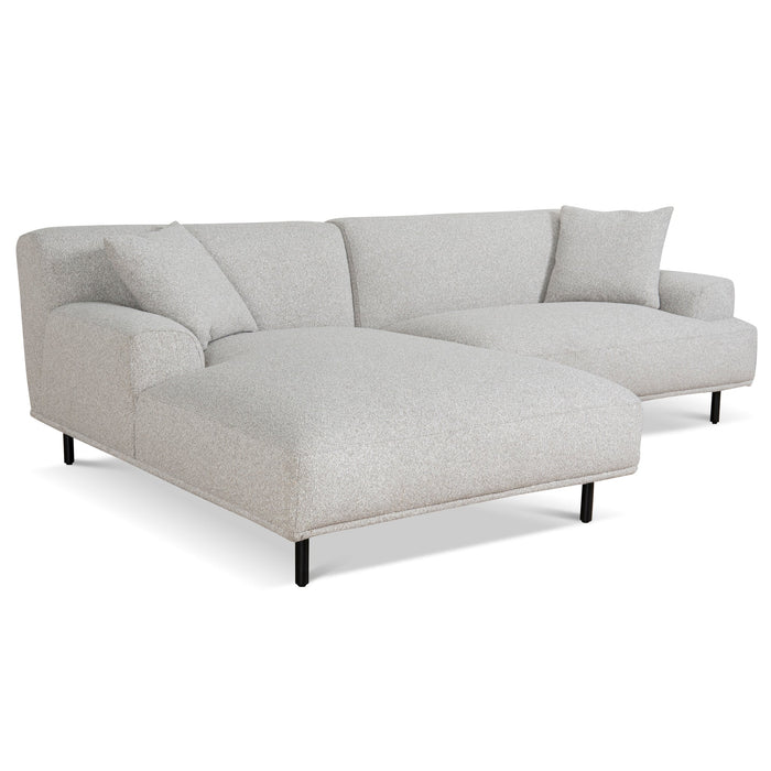 CLC8709-CA Left Chaise Sofa - Clay Grey