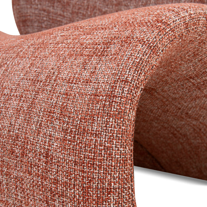 Sanchit Lounge Chair - Moss Rust Orange