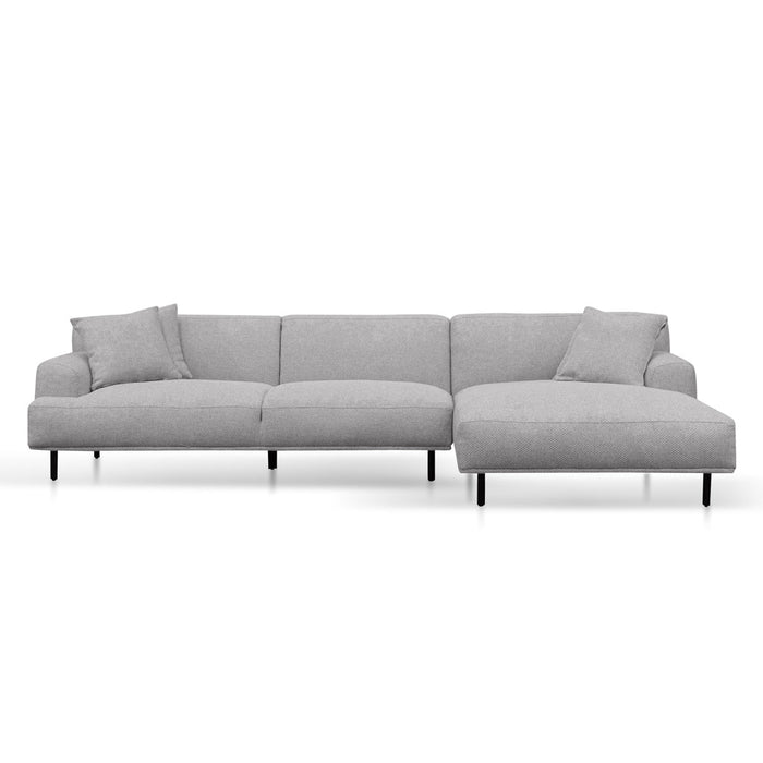 CLC8838-CA 3 Seater Right Chaise Fabric Sofa - Sterling Sand