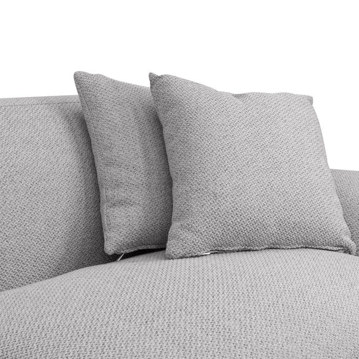 Jasleen 3 Seater Left Chaise Sofa - Sterling Sand