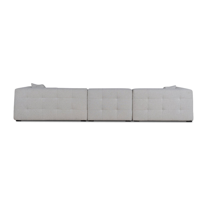 CLC8840-CA 4 Seater Left Chaise Sofa - Pearl Boucle