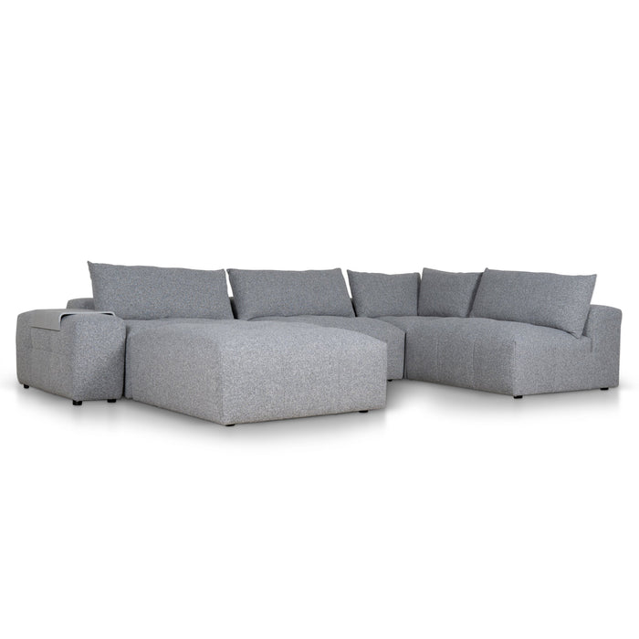 CLC8862-KSO Right Chaise Fabric Sofa - Glacier Grey