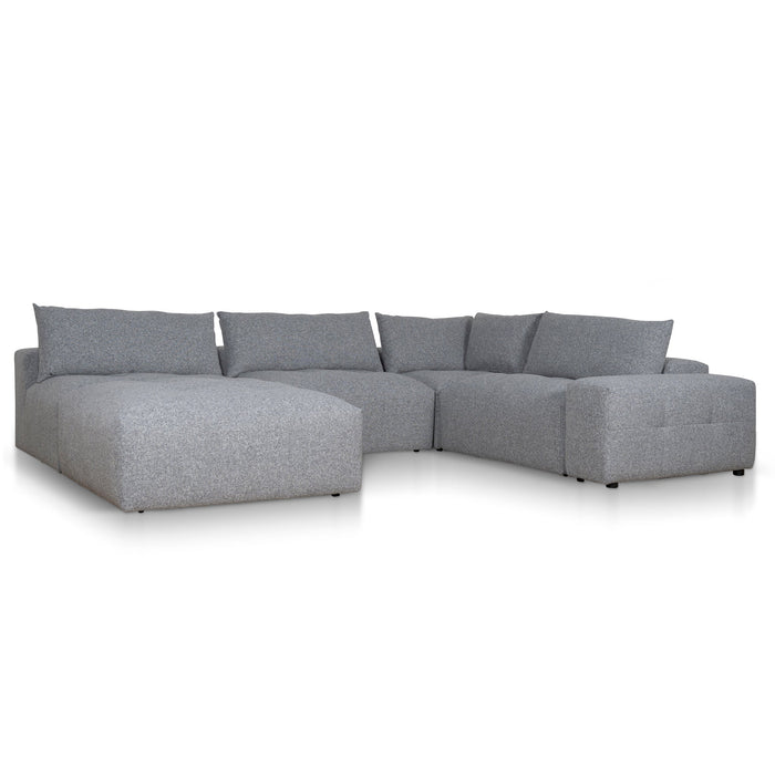 CLC8862-KSO Right Chaise Fabric Sofa - Glacier Grey