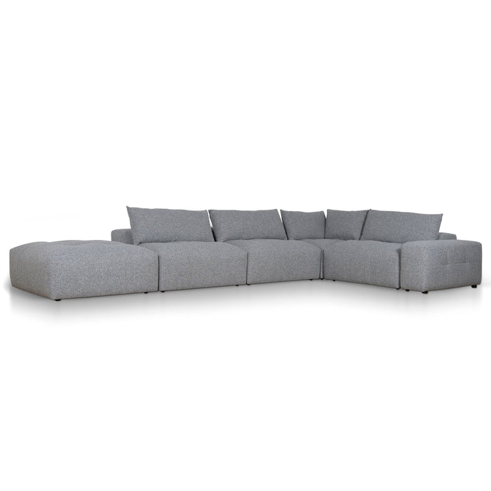 CLC8862-KSO Right Chaise Fabric Sofa - Glacier Grey