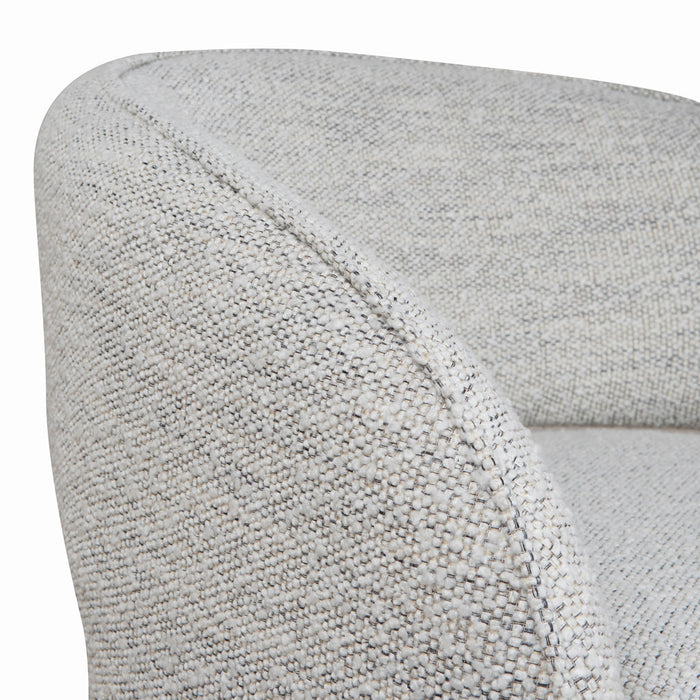 CLC8864-KSO Fabric Armchair - Fog Grey