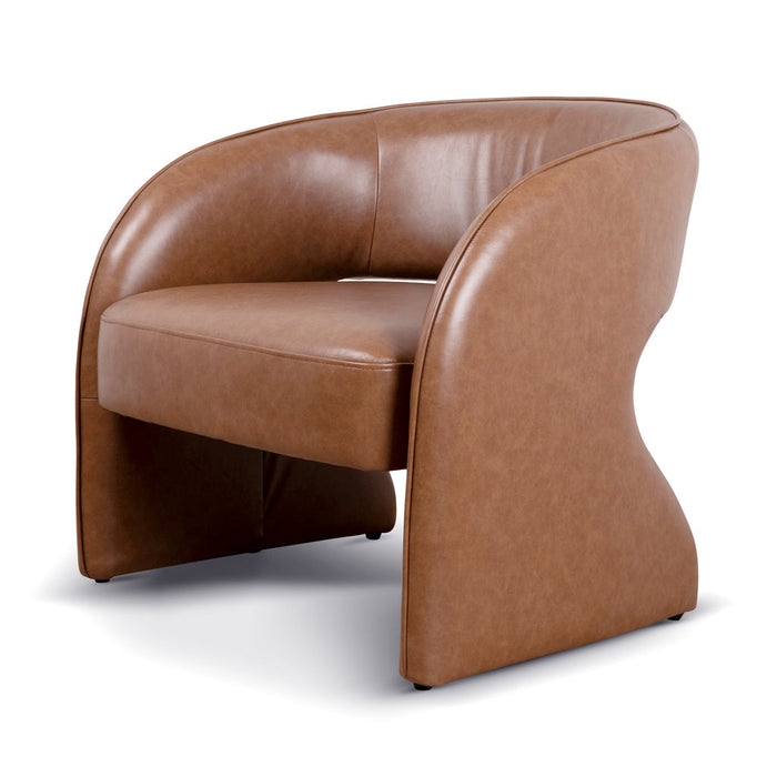 CLC8865-KSO Armchair - Caramel Brown Leather