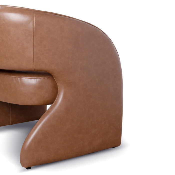 CLC8865-KSO Armchair - Caramel Brown Leather