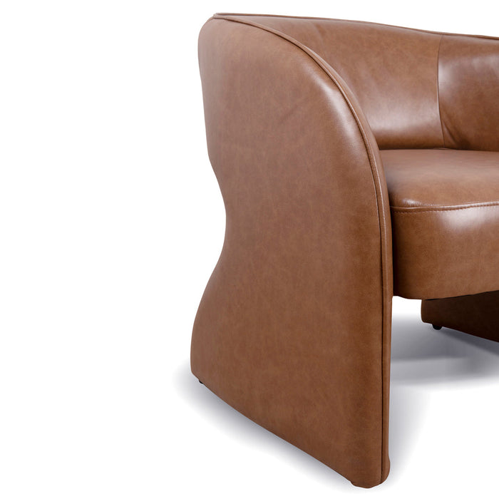 CLC8865-KSO Armchair - Caramel Brown Leather