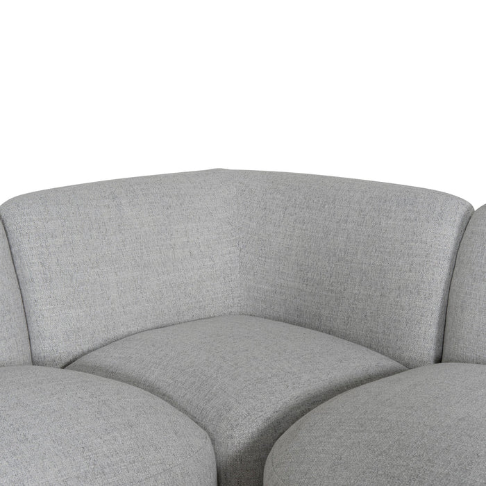 CLC8881-KSO Right Chaise Modular Sofa - Cloud Grey