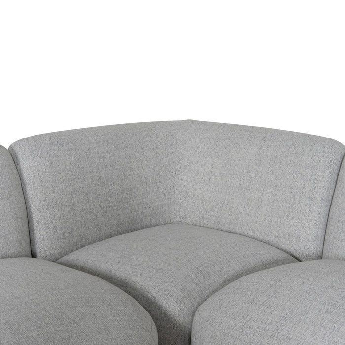 CLC8882-KSO Left Chaise Modular Sofa - Cloud Grey