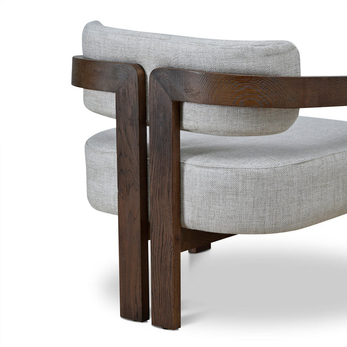 CLC8895-NI Walnut Armchair - Linen