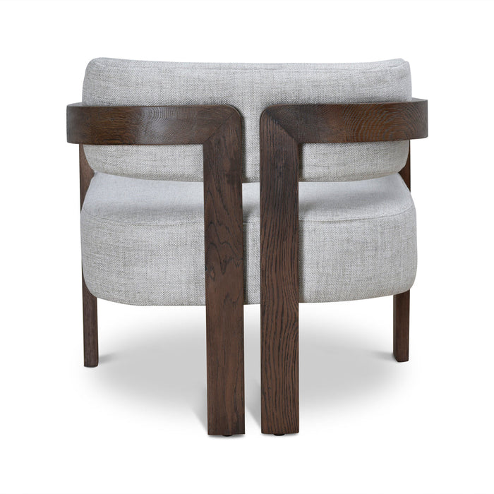 CLC8895-NI Walnut Armchair - Linen