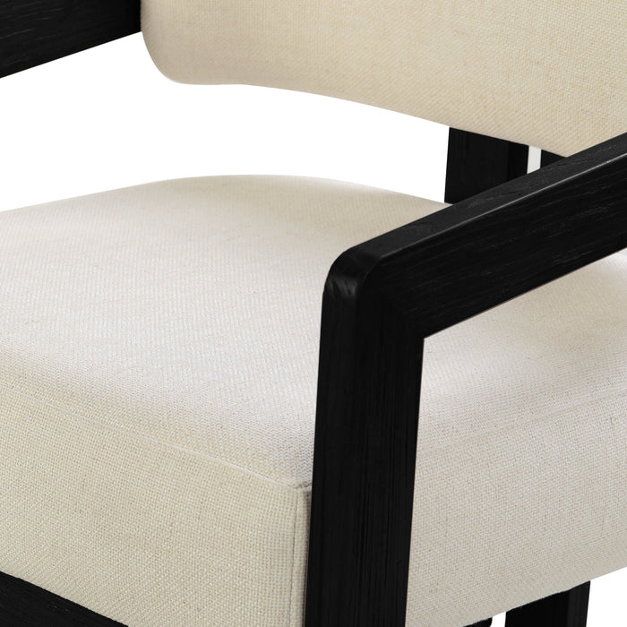 CLC8896-NI Black Armchair - Linen