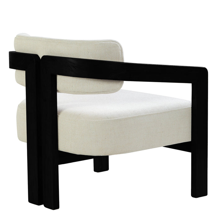 CLC8896-NI Black Armchair - Linen