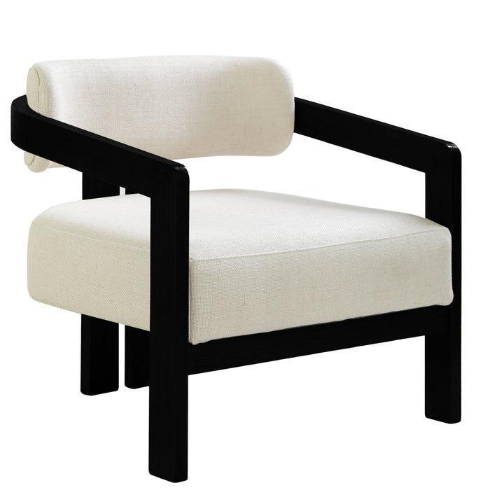 CLC8896-NI Black Armchair - Linen