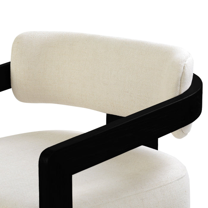 CLC8896-NI Black Armchair - Linen