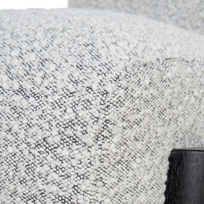 CLC8907-CA Armchair - Charcoal White Boucle