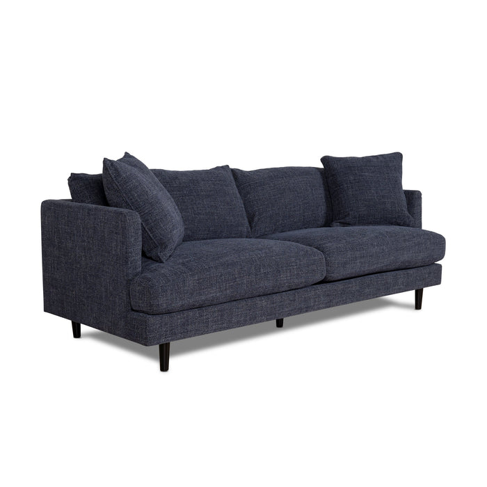 CLC8909-CA 3 Seater Fabric Sofa - Moss Navy Blue