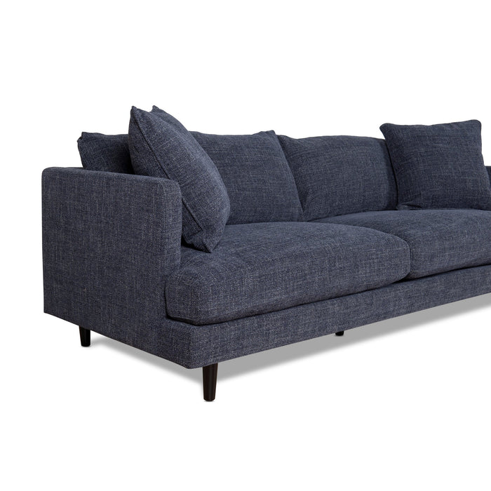 CLC8909-CA 3 Seater Fabric Sofa - Moss Navy Blue