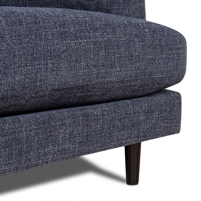 CLC8909-CA 3 Seater Fabric Sofa - Moss Navy Blue