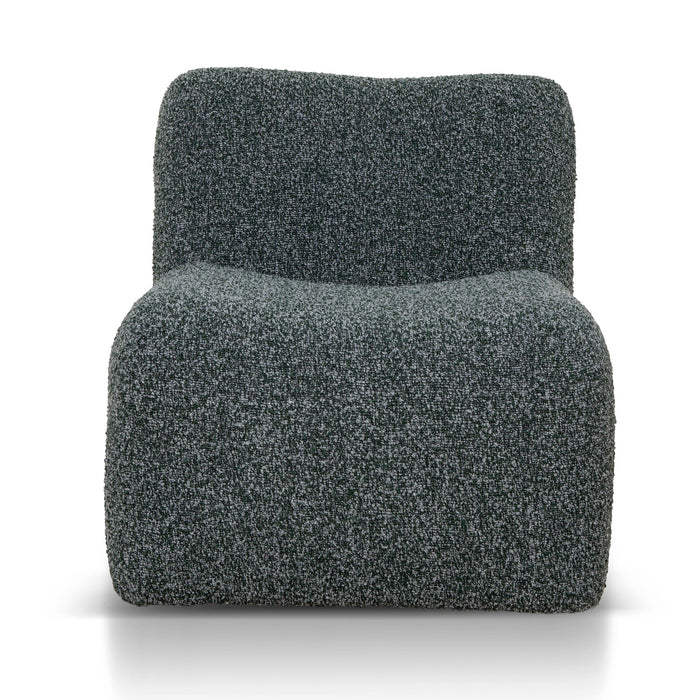 CLC8917-CA Fabric Lounge Chair - Green Boucle