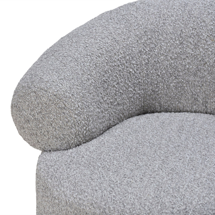 CLC8921-CA Armchair - Light Grey Boucle