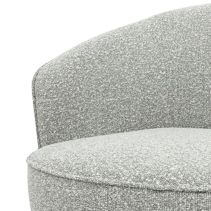 CLC8923-BS Lounge Chair - Silver Grey Boucle