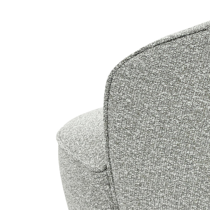 CLC8923-BS Lounge Chair - Silver Grey Boucle