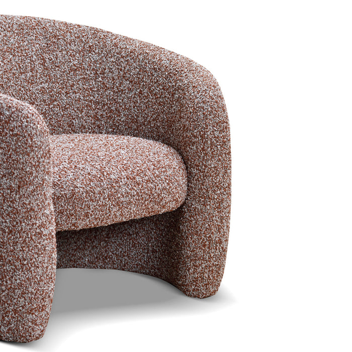 CLC8938-CA Armchair - Rustic Brown Boucle