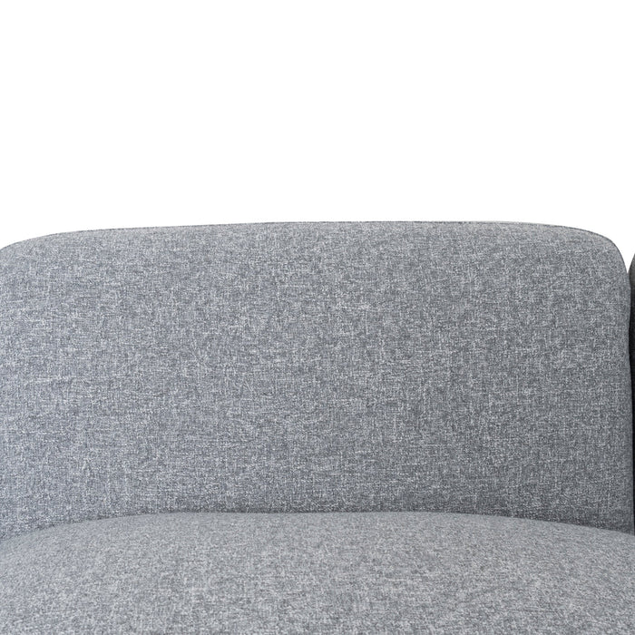 Gosling Right Chaise Modular Sofa - Glacier Grey