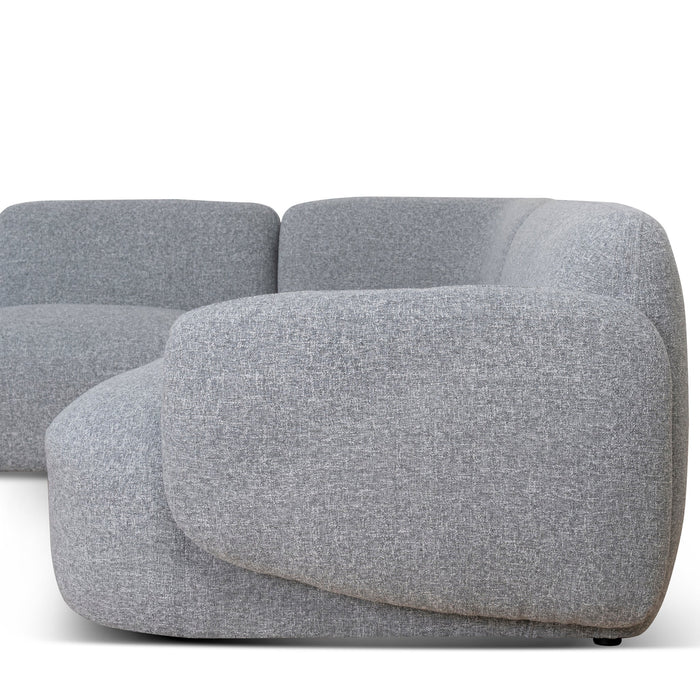 Gosling Right Chaise Modular Sofa - Glacier Grey