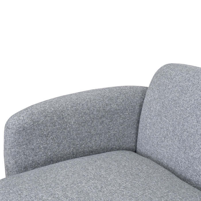 Gosling Left Chaise Modular Sofa - Glacier Grey
