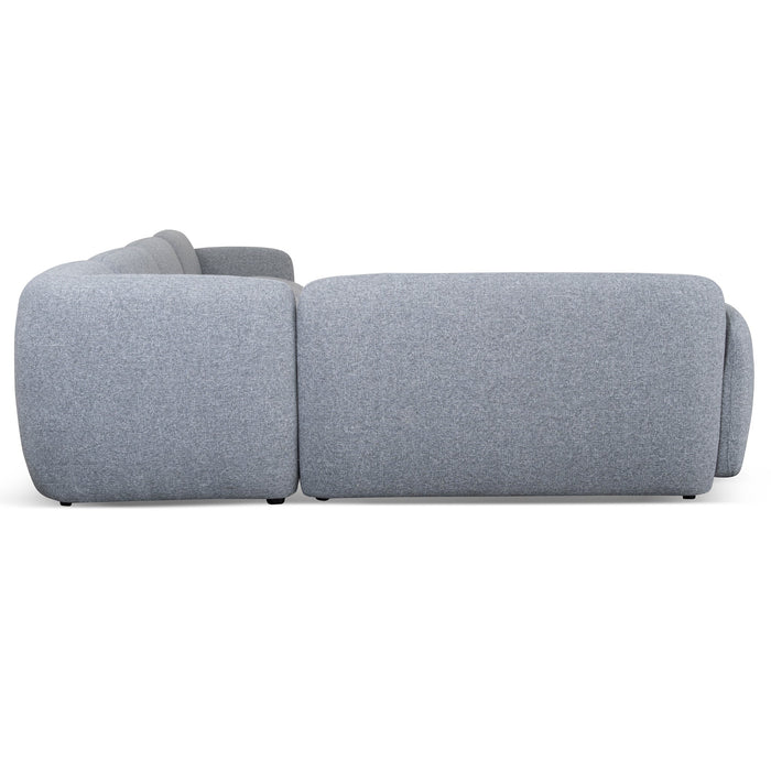 Gosling Left Chaise Modular Sofa - Glacier Grey