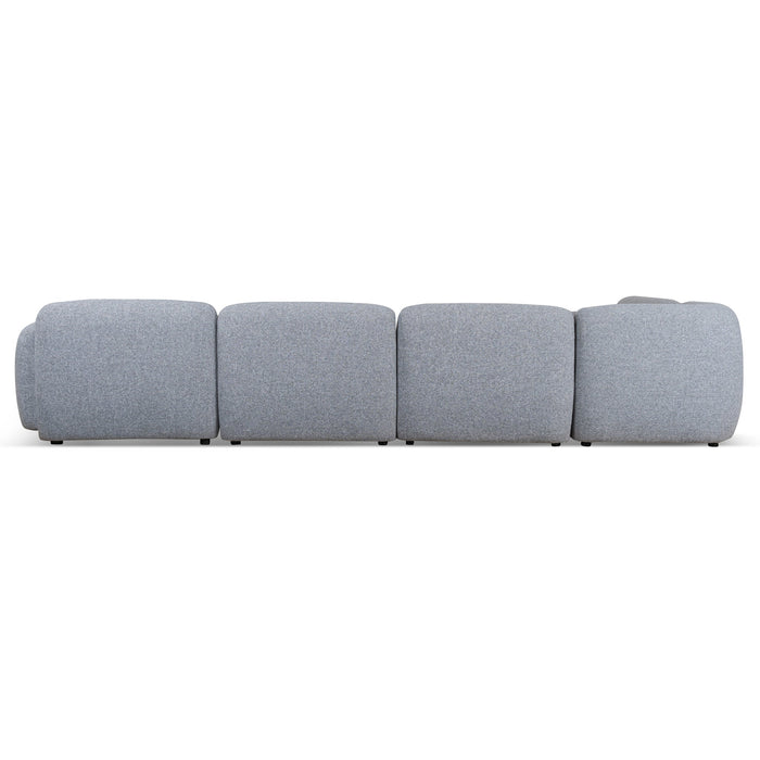 Gosling Left Chaise Modular Sofa - Glacier Grey