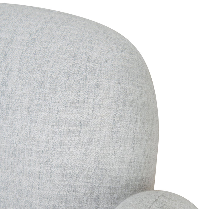 Nico Fabric Armchair - Cloud Grey