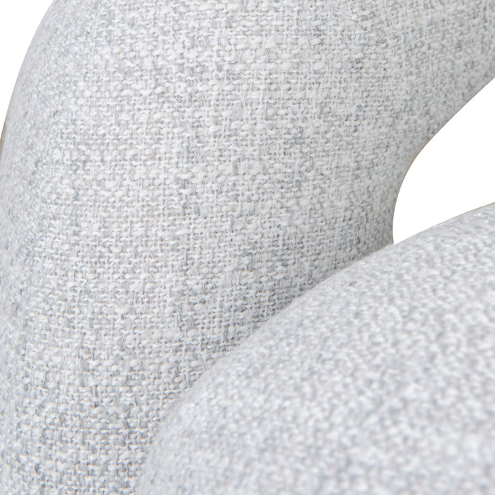 Nico Fabric Armchair - Cloud Grey