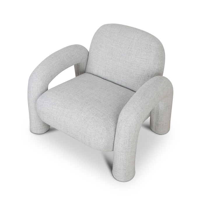 CLC8969-KSO Fabric Armchair - Cloud Grey