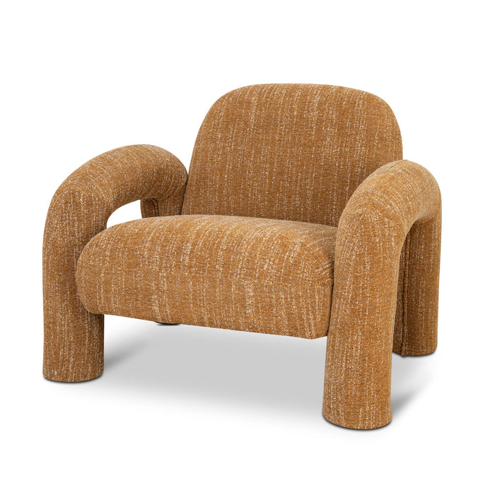 CLC8970-KSO Fabric Armchair - Ginger Brown