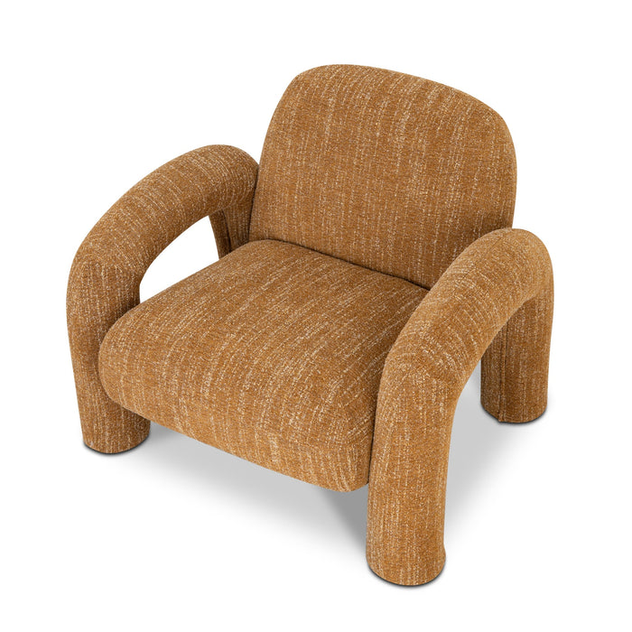 CLC8970-KSO Fabric Armchair - Ginger Brown