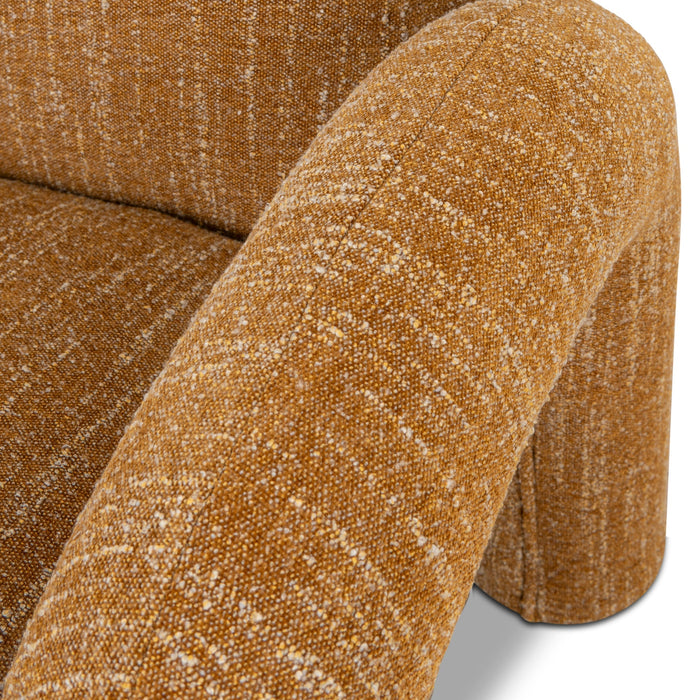 CLC8970-KSO Fabric Armchair - Ginger Brown