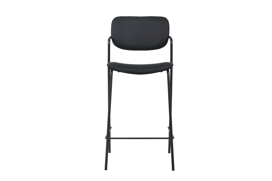 Lucia Bar Stool Black (Set of 2)