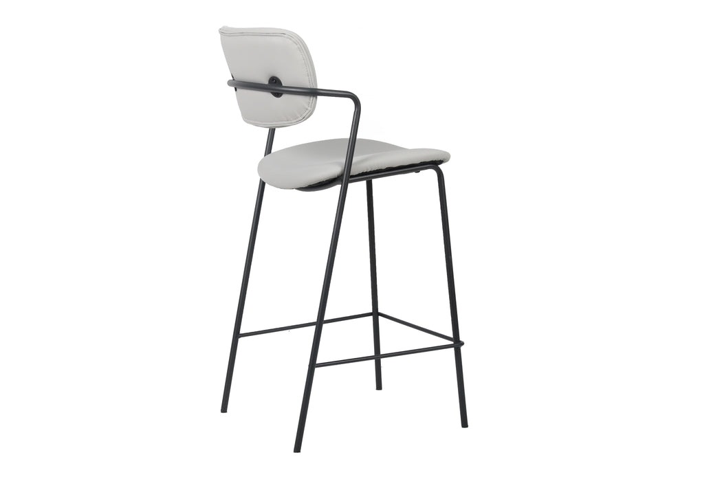 Lucia Bar Stool Ice Grey (Set of 2)