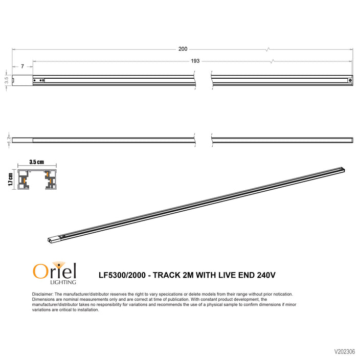 Track 2M - White