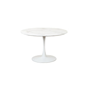 Lilly Dining Table Marble Effect White Sevella