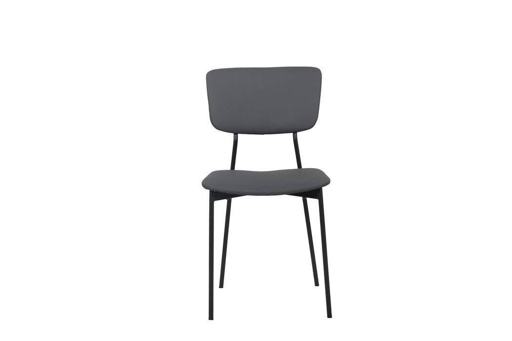 Lima Dining Chair Charcoal (Set of 2)