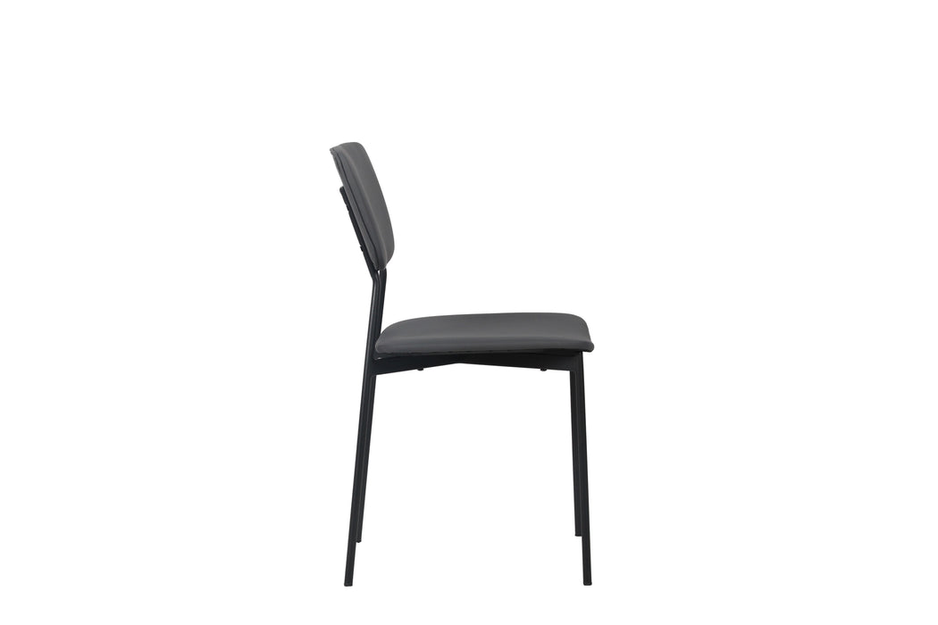 Lima Dining Chair Charcoal (Set of 2)