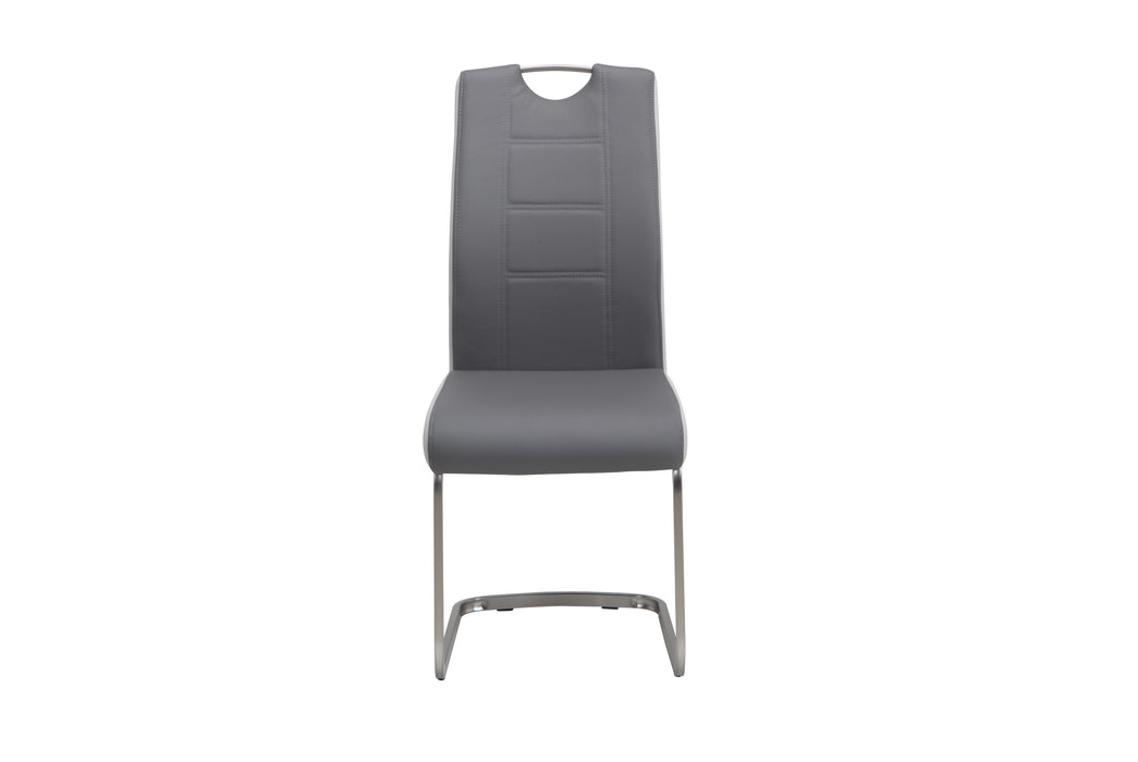 Liam Dining Chair Grey/Light Grey (Set of 2)