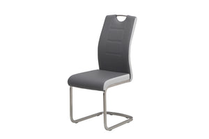 Liam Dining Chair Grey/Light Grey (Set of 2)